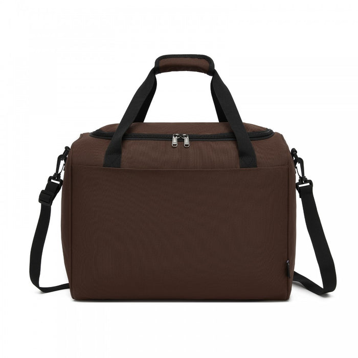 Airline-Approved Cabin Travel Duffel – Weekender with U-Zip Opening – Brown
