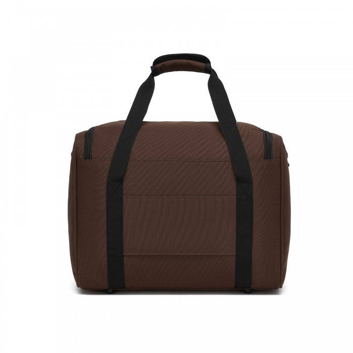 Airline-Approved Cabin Travel Duffel – Weekender with U-Zip Opening – Brown