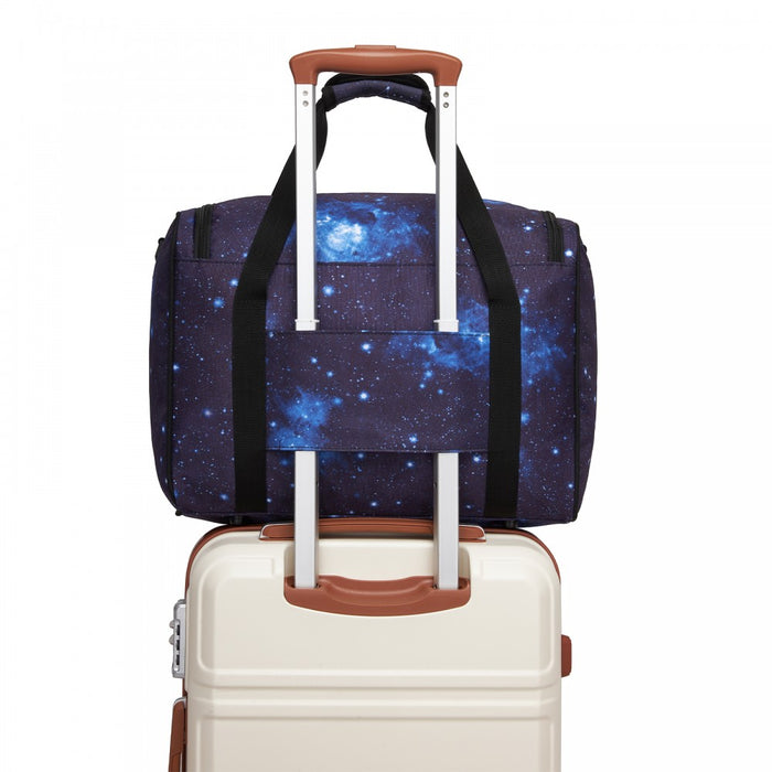Airline-Approved Cabin Travel Duffel – Weekender with U-Zip Opening – Galaxy Blue
