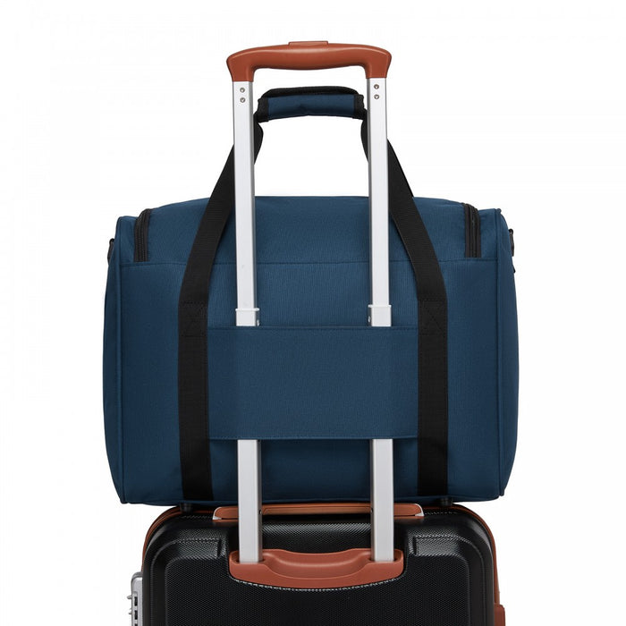 Airline-Approved Cabin Travel Duffel – Weekender with U-Zip Opening – Navy