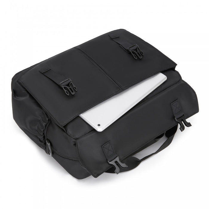 Expandable Cabin Travel Bag – Large, Water-Resistant, Multi-Compartment Weekend and Carry-On Tote – Black