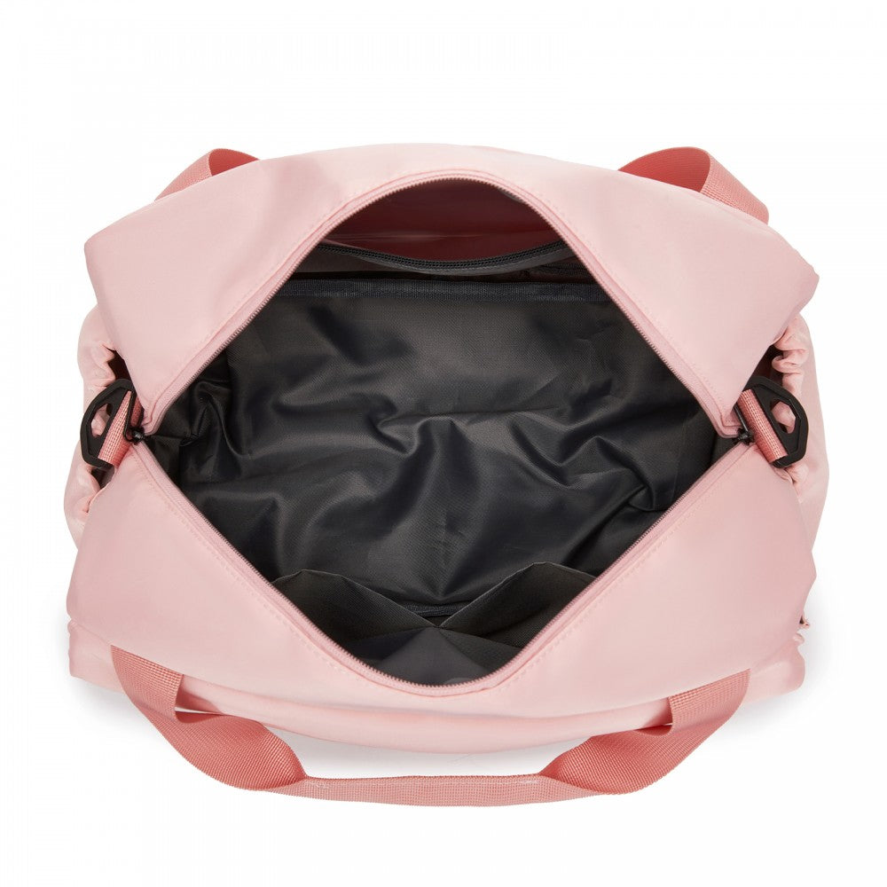 Expandable Cabin Travel Bag – Large, Water-Resistant, Multi-Compartment Weekend and Carry-On Tote – Pink