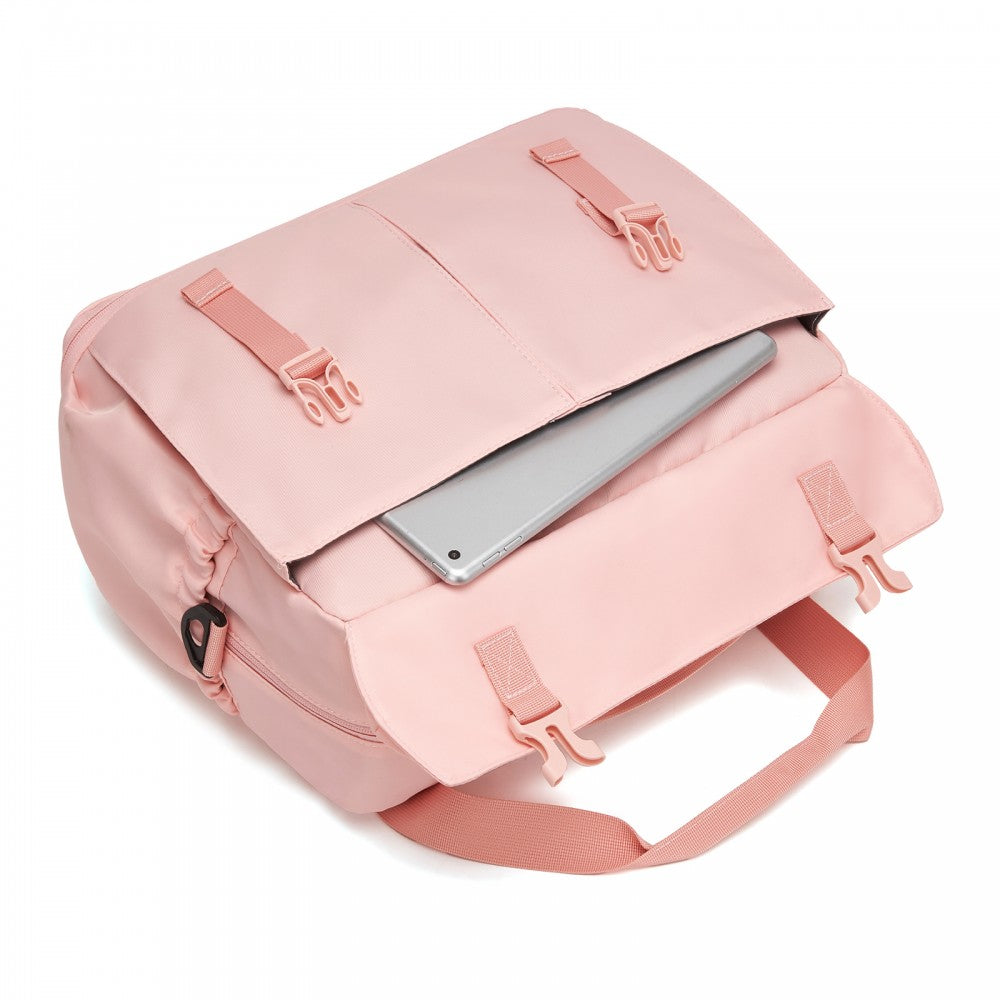Expandable Cabin Travel Bag – Large, Water-Resistant, Multi-Compartment Weekend and Carry-On Tote – Pink
