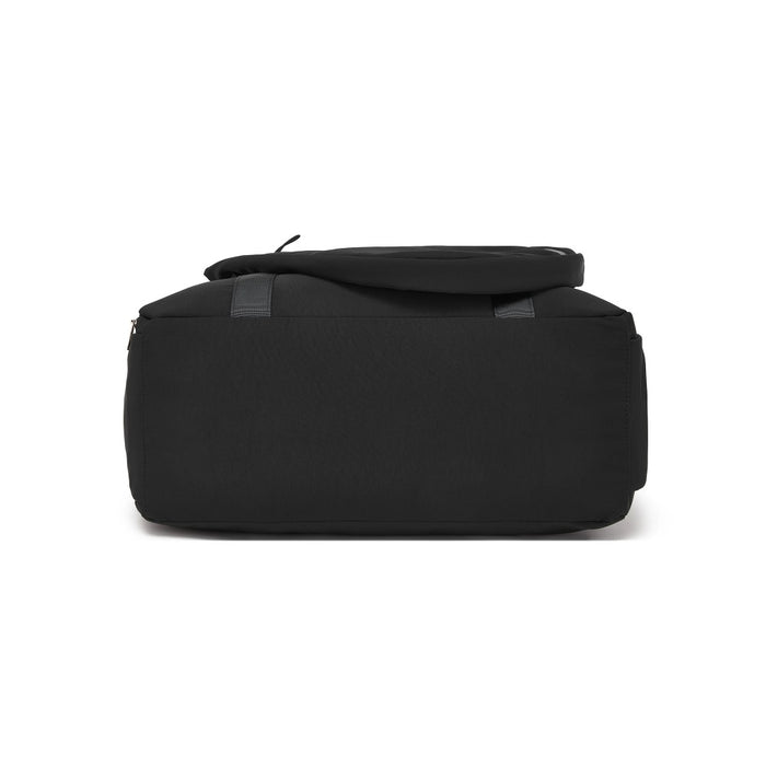 Modular Tennis Travel Bag Set, Water Repellent Nylon Gym Bag with Detachable Racket Sleeve – 25 L – Black