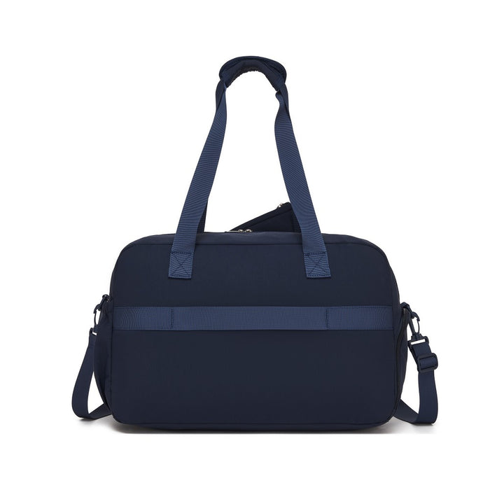 Modular Tennis Travel Bag Set, Water Repellent Nylon Gym Bag with Detachable Racket Sleeve – 25 L – Navy