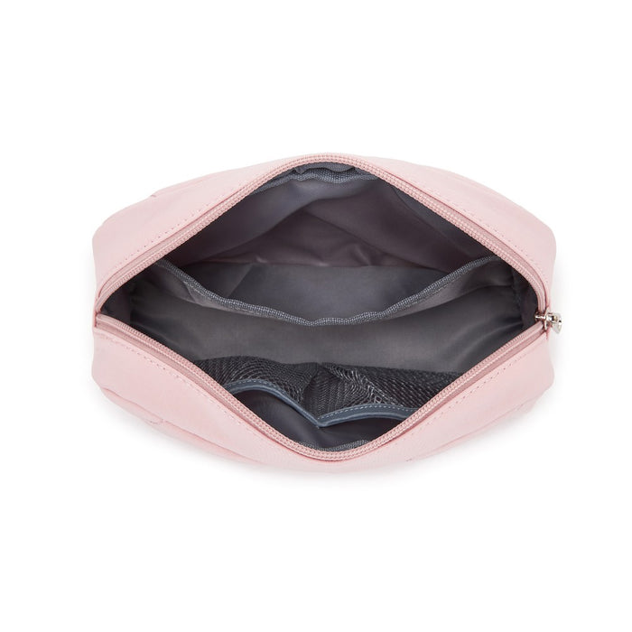 Lightweight Quilted Women's Travel Bag Set with Shoe Compartment for Gym Maternity Commute – 24 L – Pink