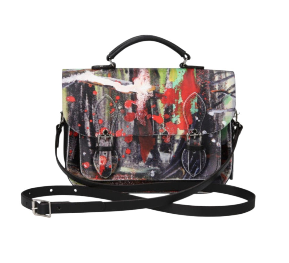 Leather Midi Satchel - Rachel Gadsden Artist Edition