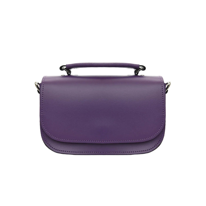 Aura Handmade Leather Bag - Purple