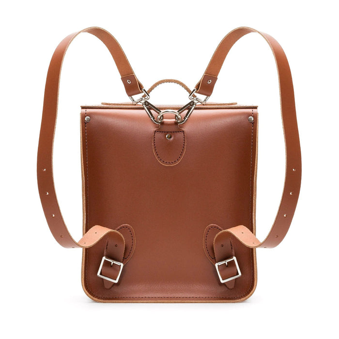 Handmade Leather City Backpack - Chestnut