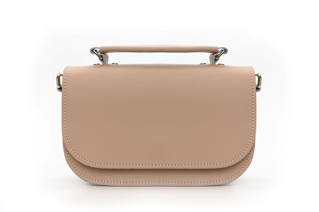 Aura Handmade Leather Bag - Iced Coffee