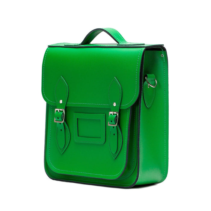 Handmade Leather City Backpack - Green