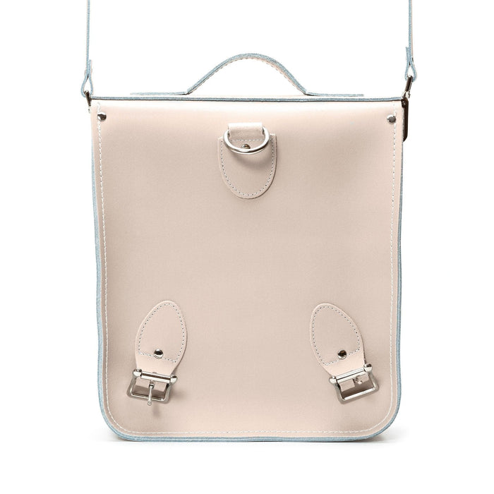 Handmade Leather City Backpack - Iced Coffee