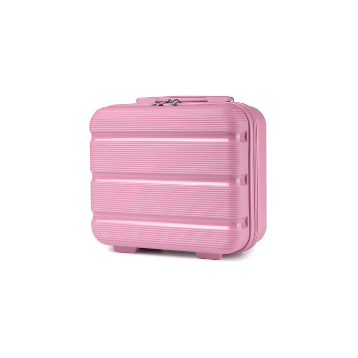 PP Hard Shell Lightweight Vanity Case – 12-Inch – Pink