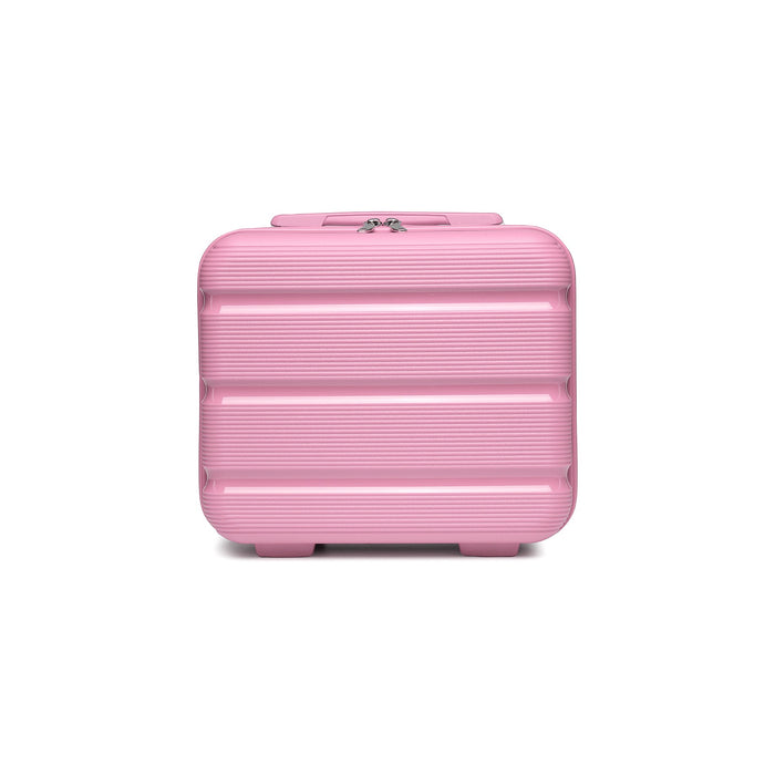PP Hard Shell Lightweight Vanity Case – 12-Inch – Pink