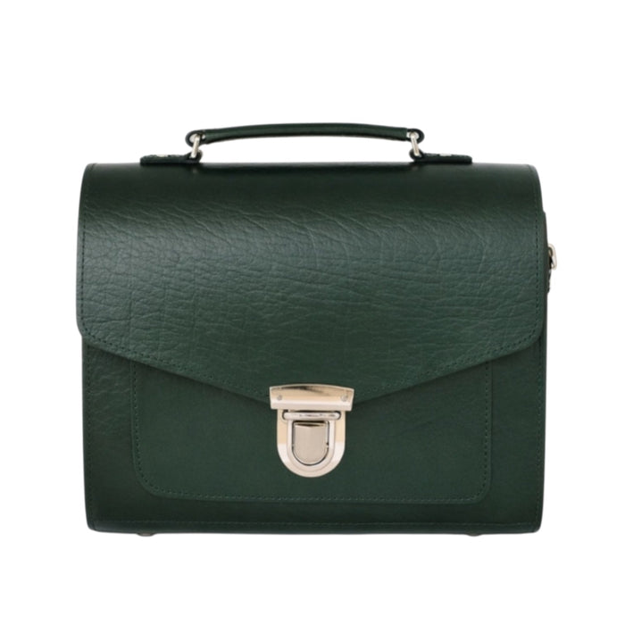Executive Handmade Leather Sugarcube Grande - British Racing Green