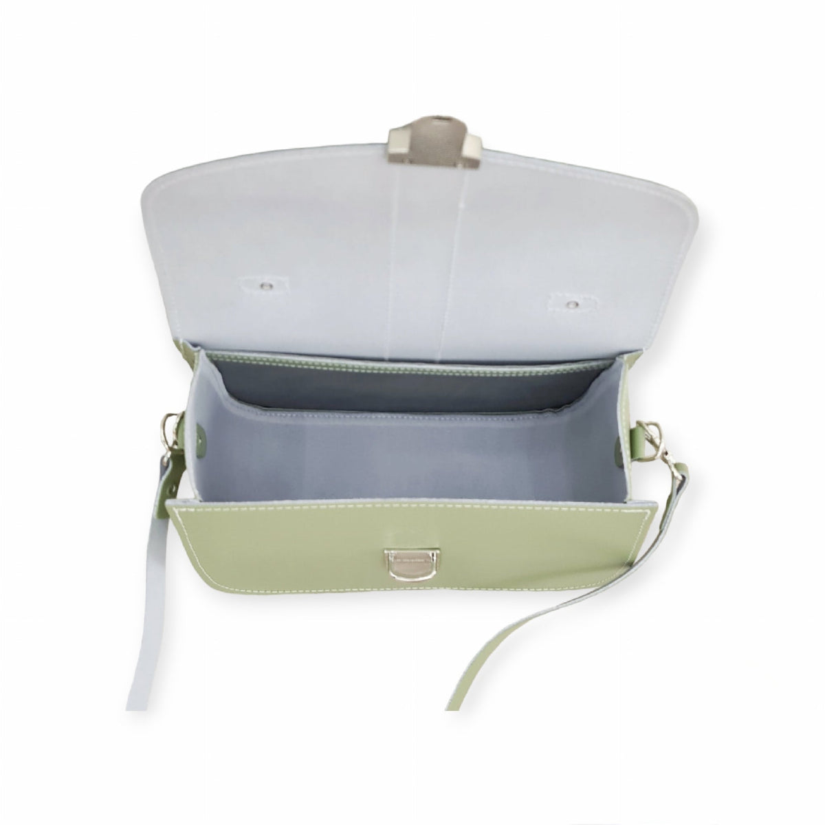 Olympia Handmade Leather Bag - Sage Green