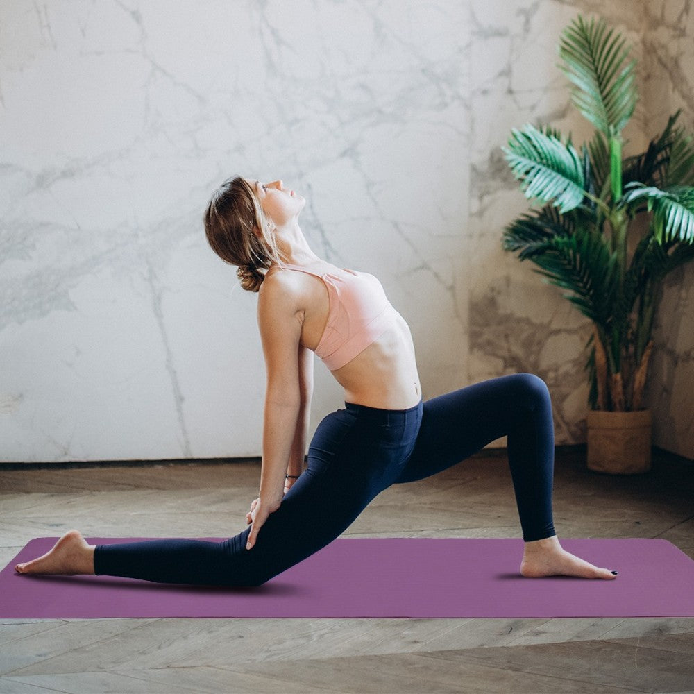 Yoga-1 – TPE Non-Slip Classic Yoga Mat – Purple and Pink