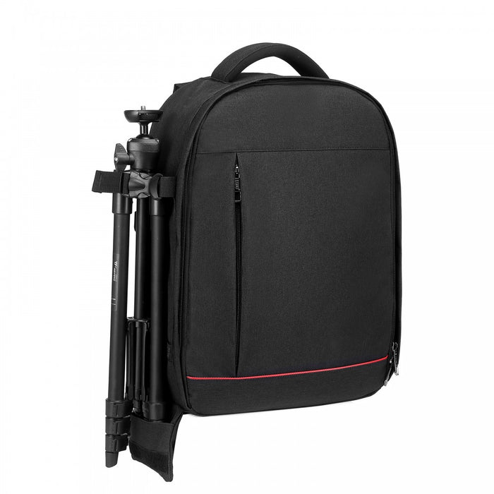 Water-Resistant Shockproof Dslr Camera Backpack – Black